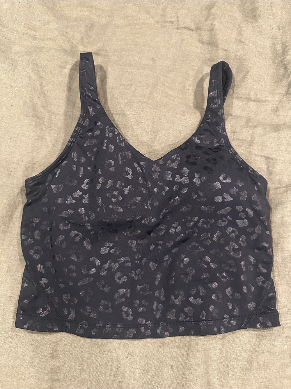 Amazon Black Leopard Print Tank Top